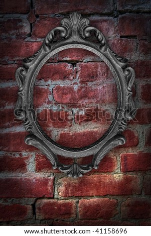Abstract wall frame