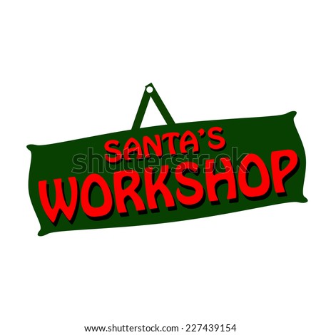 Rubber stamps with text santa workshop inside vector illustration Rubber stamps with text santa workshop inside vector illustration