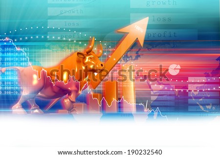 Stock market graph