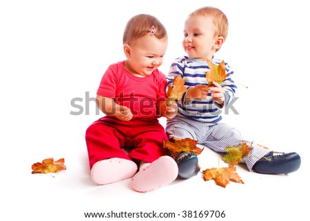 Toddlers Playing