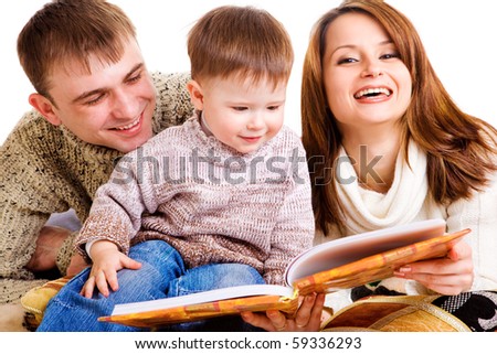 பூந்தலைச் சிறு கோல் Stock-photo-parents-reading-a-book-to-their-lovely-kid-59336293
