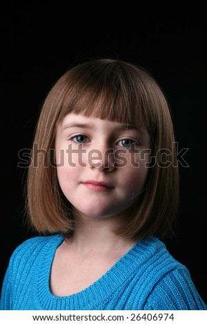 Cute Cartoon Girl With Brown Hair. cartoon girl with rown hair