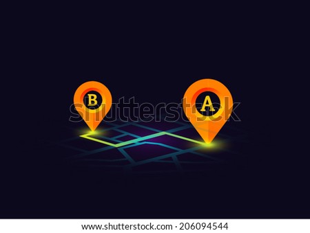 GPS navigator vector GPS navigator vector