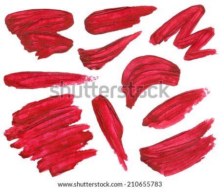 Vector paint brush strokes Vector paint brush strokes
