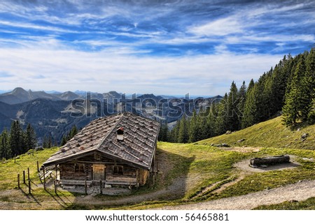 cottage in the mountains