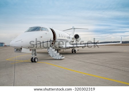 corporate private jet - plane