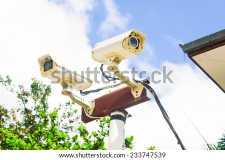 security camera and urban video