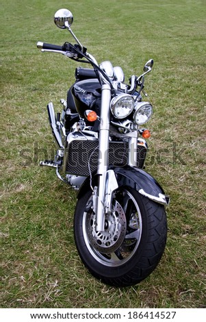 PADDOCK WOOD, KENT/UK  - JUNE 12, : Triumph Rocket III motorbike parked at Paddock Wood in Kent on June 12, 2005