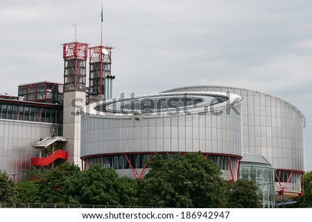 STRASBOURG, FRANCE/EUROPE - JULY 17 : European Court of Human Rights on July 17, 2007