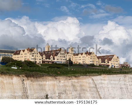 BRIGHTON, EAST SUSSEX/UK - MAY 24 : View of Roedean School near Brighton on May 24, 2014