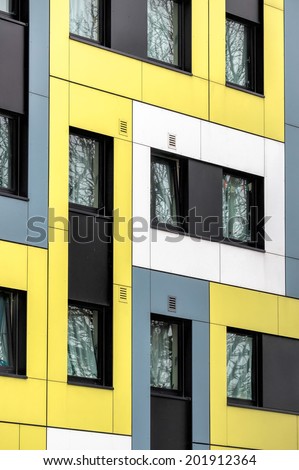 SOUTHEND ON SEA, ESSEX/UK - NOVEMBER 24 : University of Essex\'s new student accommodation  in Southend on Sea Essex on November 24, 2013