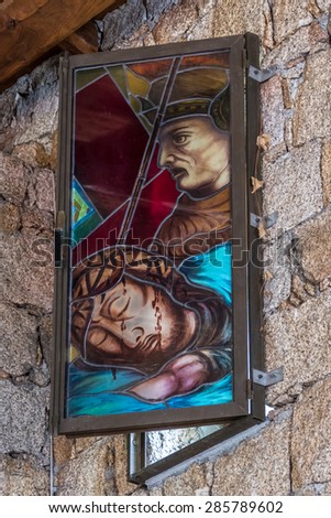 BAJA SARDINIA, SARDINIA/ITALY - MAY 22 : Church of the Franciscan Father Don Giacomino in Baia Sardinia on May 22, 2015