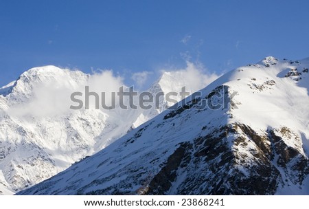 Cheget. Caucasus Mountains in spring