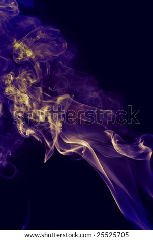 beautiful color smoke waves