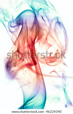 Abstract background of smoke waves.