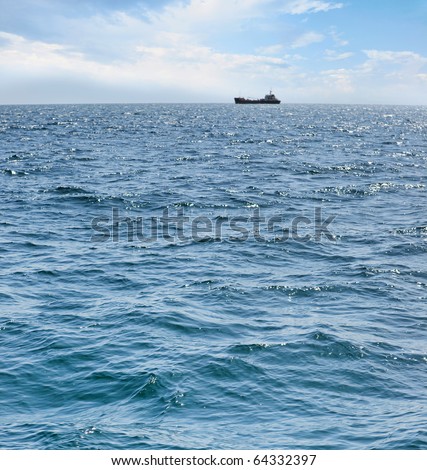 ship at sea