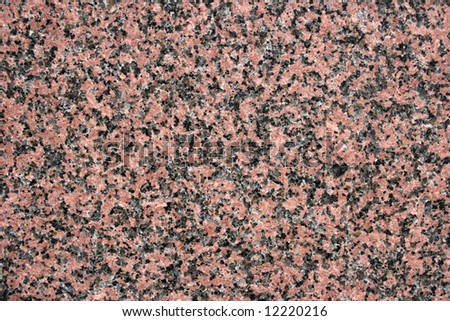 Red granite marble texture  closeup.