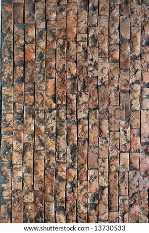 Antique granite marble tiles closeup