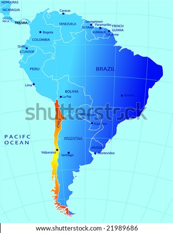 political maps of north carolina. pictures Chile Physical