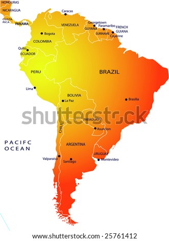 big blank map of south america. +map+of+south+america