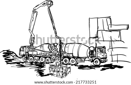 concreting works