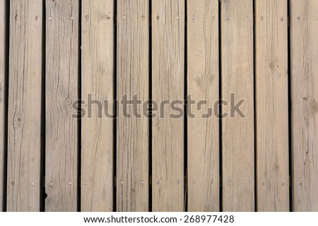 Old wood textured background with wood knot and grooves
