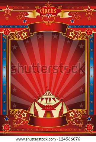 Fantastic poster circus. a wonderful circus poster for your entertainment.