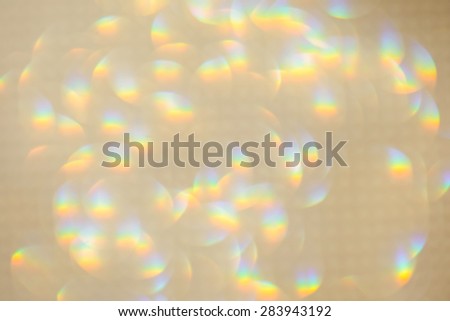 Bokeh in gold Abstract blur lighting design