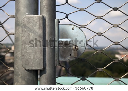closed - high quality steel security lock
