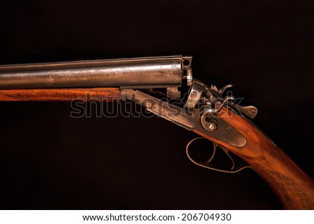 double barrel shotgun (for targets, trap shooting and sporting clays)