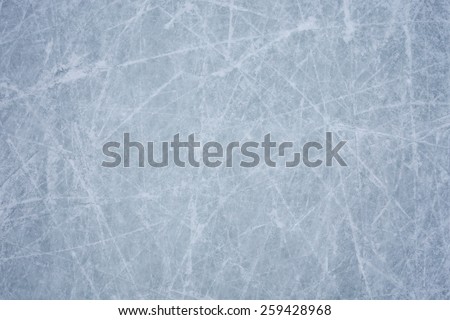 ice background with marks from skating and hockey