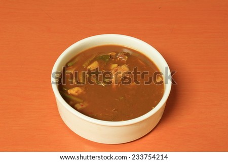 Kaeng tai pla is a curry of southern Thai cuisine