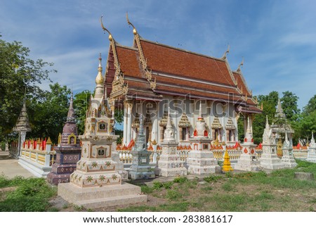 Place of worship with sky background at Wat Khao Noi Chom Sawan