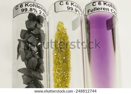 graphite, diamond, fullerene - modification of carbon