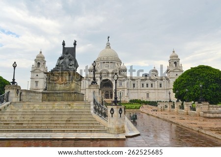 Victoria Memorial built as a palace for Queen Victoria, Kolkata, Calcutta, West Bengal, India