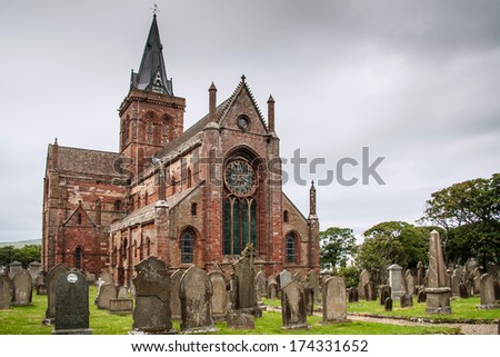 St Magnus Cathedral, Kirkwall, Orkney islands, Scotland, UK