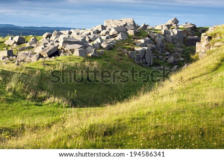 Hadrian\'s wall, Northumberland, Scotland, UK