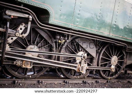 Historic steam locomotive \