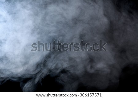 Abstract smoke on a black background. Texture. Design element. Abstract art. Smoke from hookah. Macro shooting.