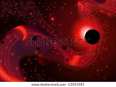 black holes in space wallpaper. Space eclipse. Black hole.