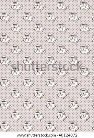 coffee pattern, background