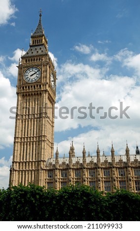 Big ben clock tower, London, England