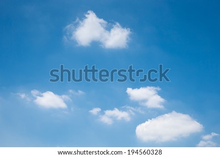 blue sky white cloud No. 05