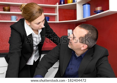 Boss is upset about her employee
