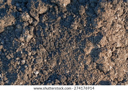 Brown realistic soil texture for ground texturing