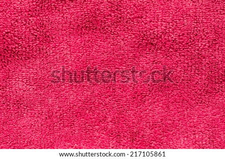 Close-up Rose Red Microfiber fabric Surface, texture Background