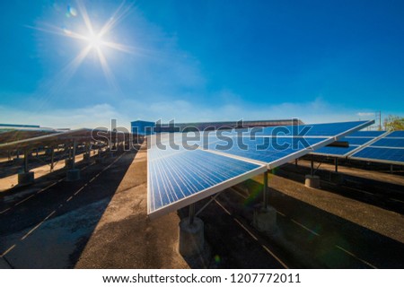 solar cell panel function to convert solar energy into electrical energy