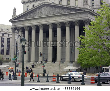 United States District Court building located in New York City, USA.