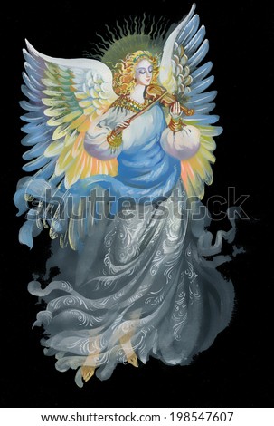 Painting Collection Angel vector Painting Collection Angel vector