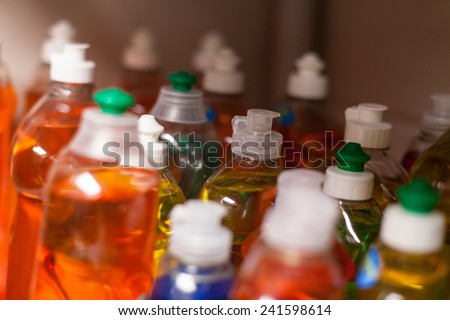 Supply of liquid dish soap